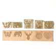 Custom Leather Stamp with Heat Embosser for heat embossing and leather stamping