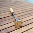 Wood Branding Iron with Long Handle with Custom Brand