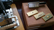 Custom Leather Stamp for Kingsley Type Font Holder for leather stamping and gold foiling