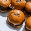 Burger Bun Branded with Food Branding Iron