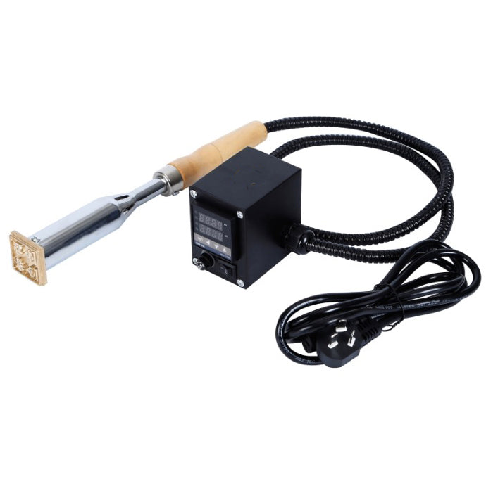 Electric Branding Iron for Leather Stamping & Gold Foiling (300W) with digital temperature control