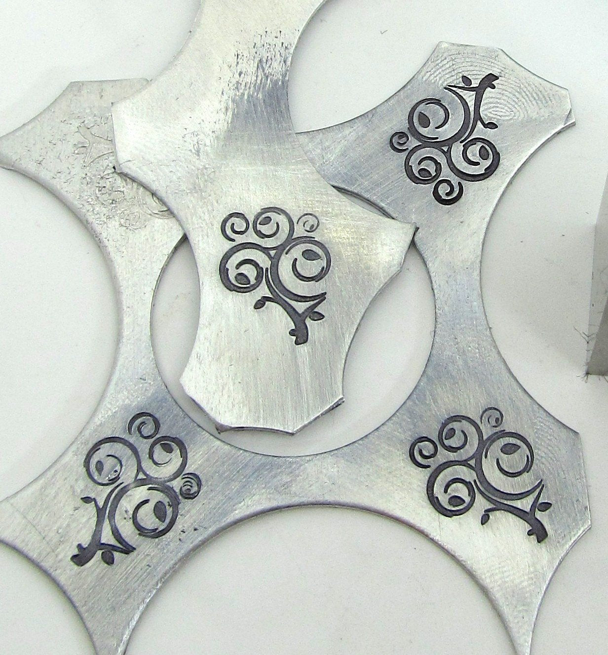 Metal Stamp for Metal Hand Stamping - Silver and gold tag stamping