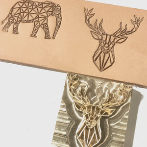 Custom Leather Stamp with Heat Embosser for heat embossing and leather stamping