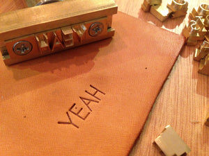 Alphabet Set for Leather Stamping - GIFT CARD